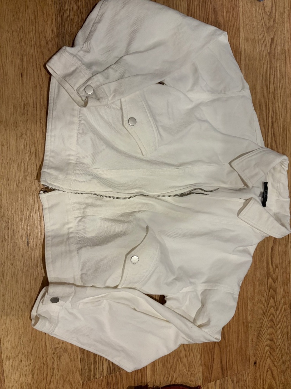 White cropped Jacket